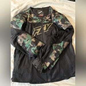 Fly Racing Camouflage Motorcycle Jacket size 2x